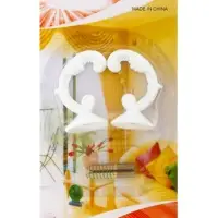 Крючок для штор ТУНДРА KS002, однорожковый, цвет белый, 2 шт Крючок для штор ТУНДРА KS002, однорожковый, цвет белый, 2 шт