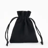 Набор мешочков подарочных 50 шт. &laquo;Хлопок&raquo;, 10&times;12 см, цвет чёрный (10832334)