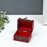 Шкатулка для украшений &laquo;Сундучок. Плетёнка &raquo;, дерево, 6&times;5&times;8 см