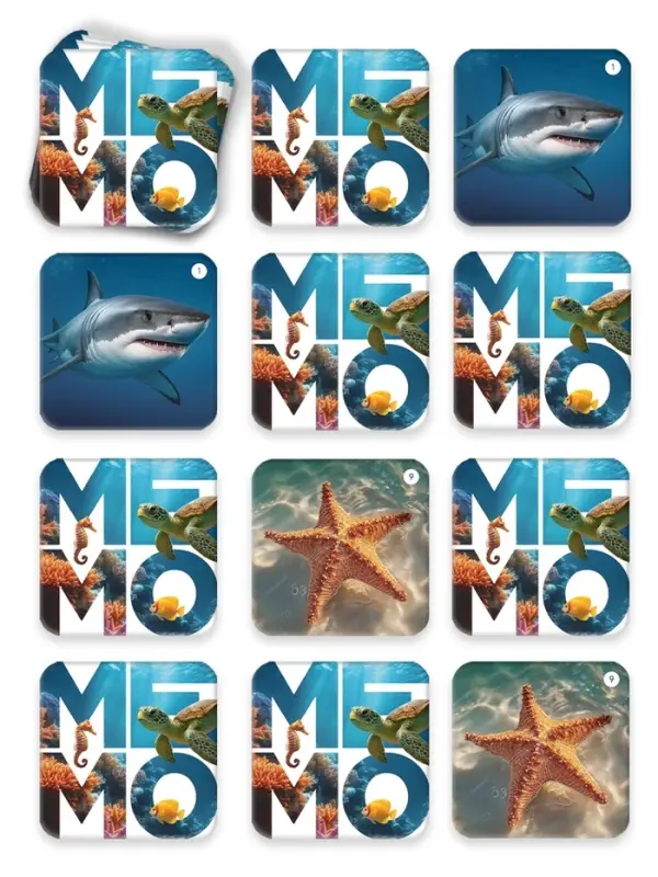Настольная игра &laquo;Мемо. Подводный мир&raquo;, 50 карт, 5+