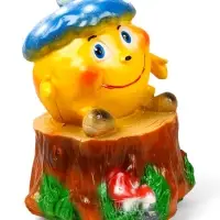 Садовая фигура из гипса &laquo;Кругляш в кепке&raquo;, 46&times;35&times;35 см