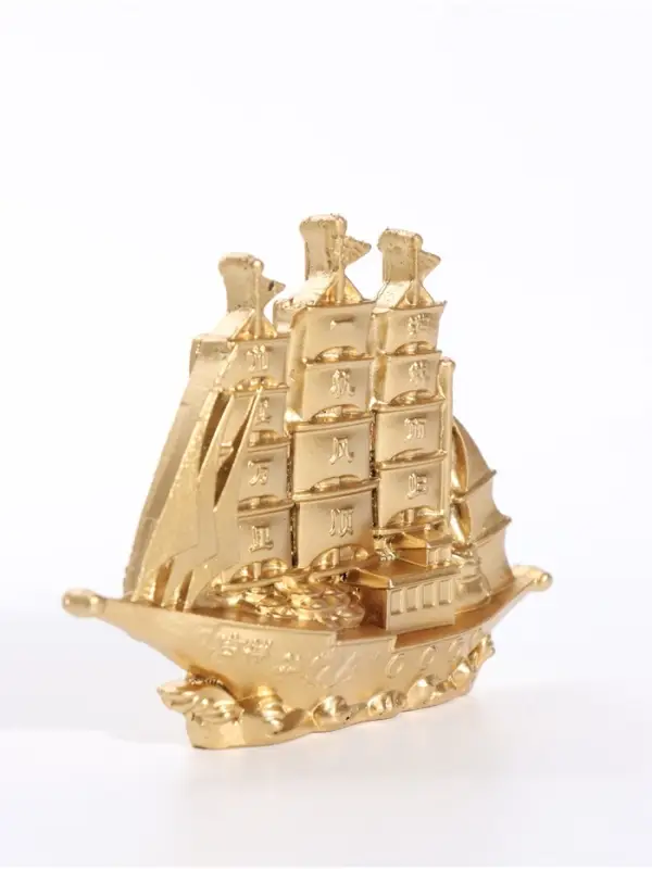 Фигурка полистоун &laquo;Корабль с иероглифами&raquo; 9.7&times;2.5&times;7.5 см