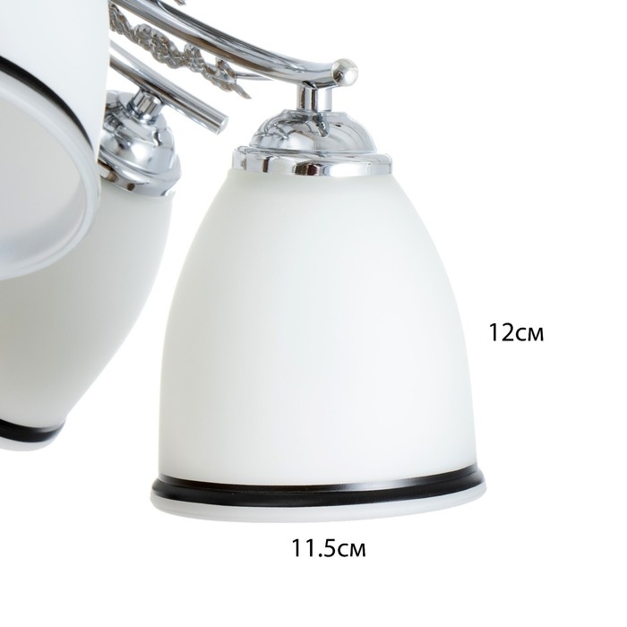 Люстра Люстра "Офелия" 5хЕ27 40т хром 55х55х25 см BayerLux