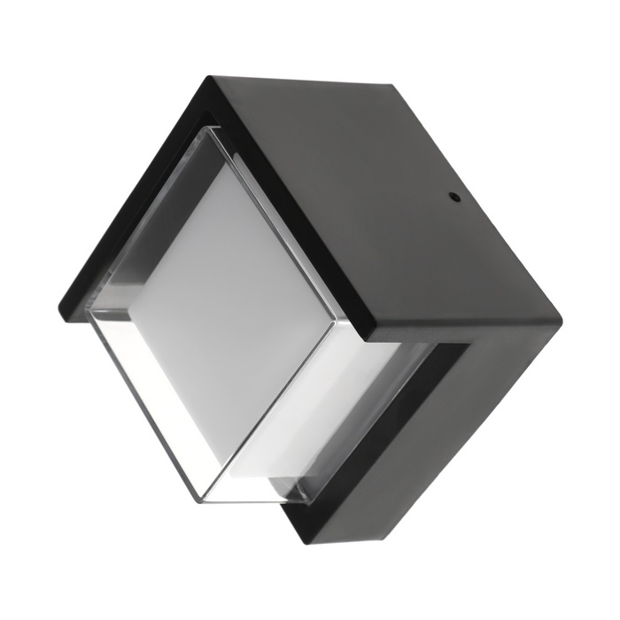 Светильник фасадный «Сити», FSD-037, 5 Вт, 4000К, квадрат, IP65, 220 В, пластик, черный Светильник фасадный «Сити», FSD-037, 5 Вт, 4000К, квадрат, IP65, 220 В, пластик, черный