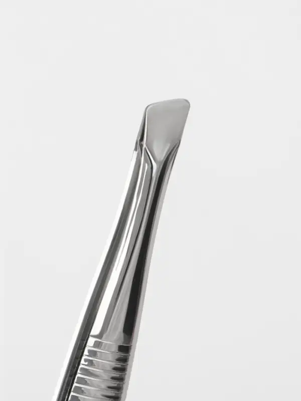 Пинцет скошенный, широкий, 8.5 см