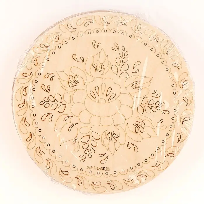 Роспись по дереву &laquo;Русские узоры&raquo;, гжель, 5 шт., заготовки для творчества