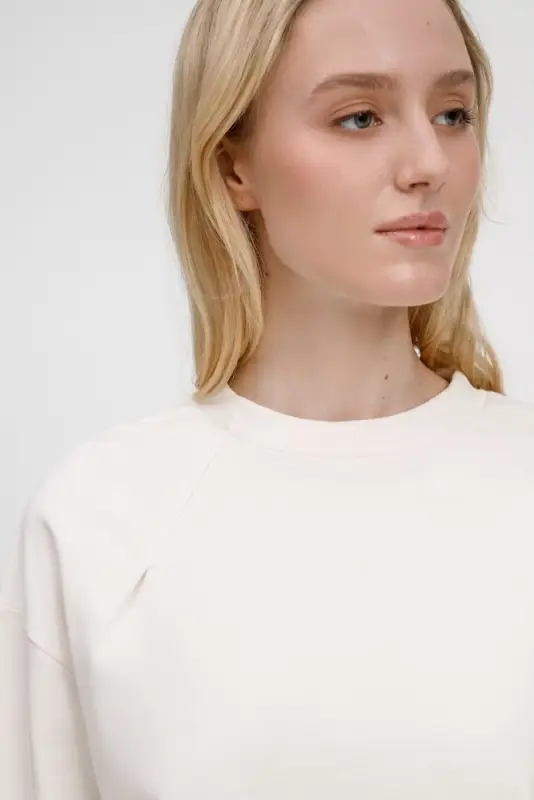 Свитшот унисекс Sinkopa, молочно-белый, размер M/L Свитшот унисекс Sinkopa, молочно-белый, размер M/L