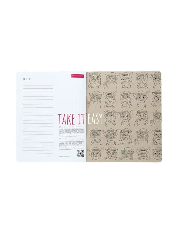 ТЕТРАДЬ 48Л. "EASY LIFE.КОТЫ"