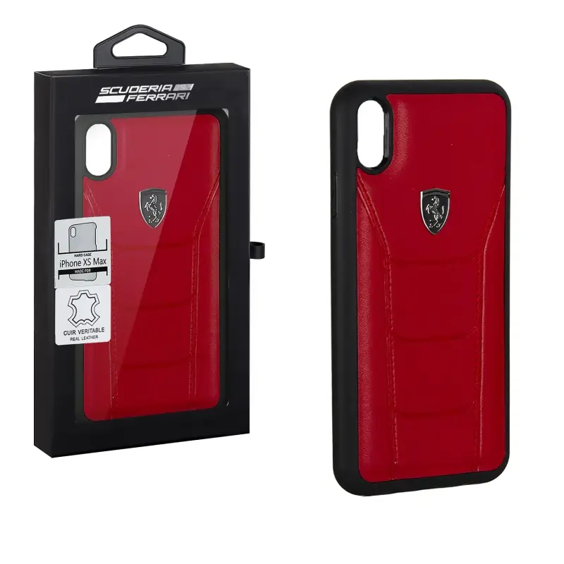 Чехол iPh XS MAX Ferrari 488 КРАСНЫЙ Чехол iPh XS MAX Ferrari 488 КРАСНЫЙ
