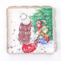 Коробка для печенья, «Подарок для тебя», 15×15×3 см, Новый год