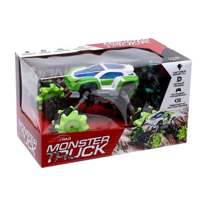 Джип радиоуправляемый DRIFT, 4WD, дрифт, работает от аккумулятора, цвет зелёный Джип радиоуправляемый DRIFT, 4WD, дрифт, работает от аккумулятора, цвет зелёный