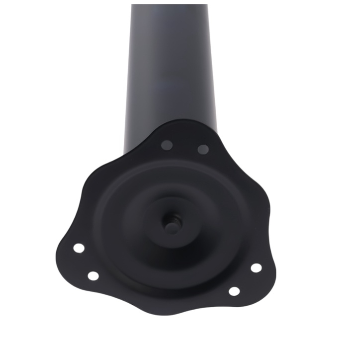 Опора мебельная, барная, ТУНДРА, 60х710 мм, цвет черный Опора мебельная, барная, ТУНДРА, 60х710 мм, цвет черный