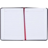 Ежедневник недатированный A6+, 136л, VELVET  темно-синий navy 3-495/16