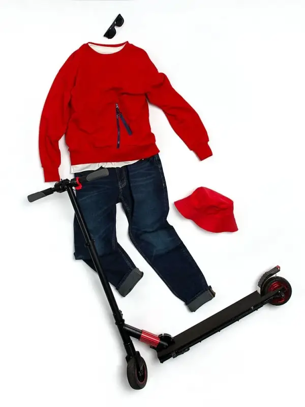 Свитшот унисекс Kosmos 2.0, красный, размер XS/S Свитшот унисекс Kosmos 2.0, красный, размер XS/S