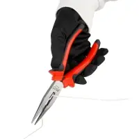 Длинногубцы прямые 180 мм AVS DLG0180-S