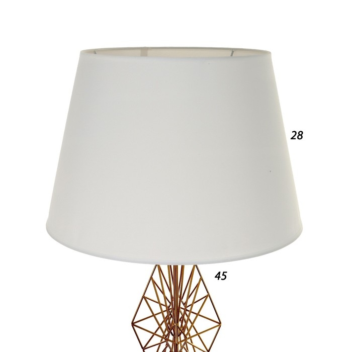 Торшер 19111/1 E27 40Вт бронза-золото 45х45х168 см