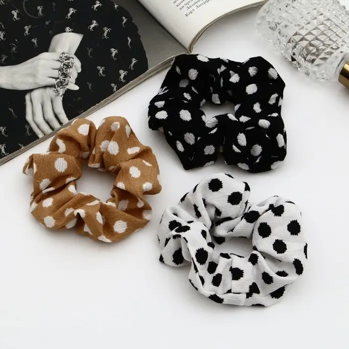 Резинка для волос Резинка для волос "Орбита" элит крупный горох, 8 см, микс