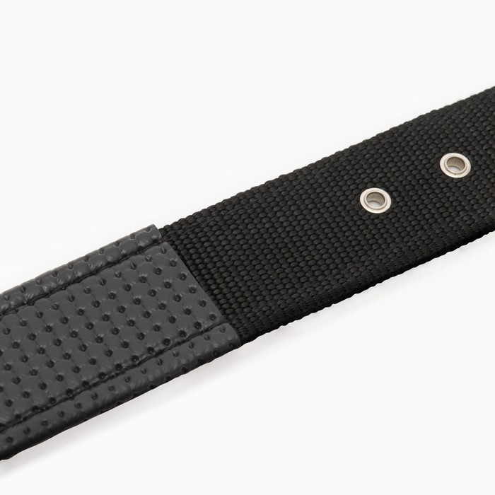 Ошейник Ошейник "Комфорт" комбинированный, 70 х 4 см, ОШ 51-61 см, чёрный