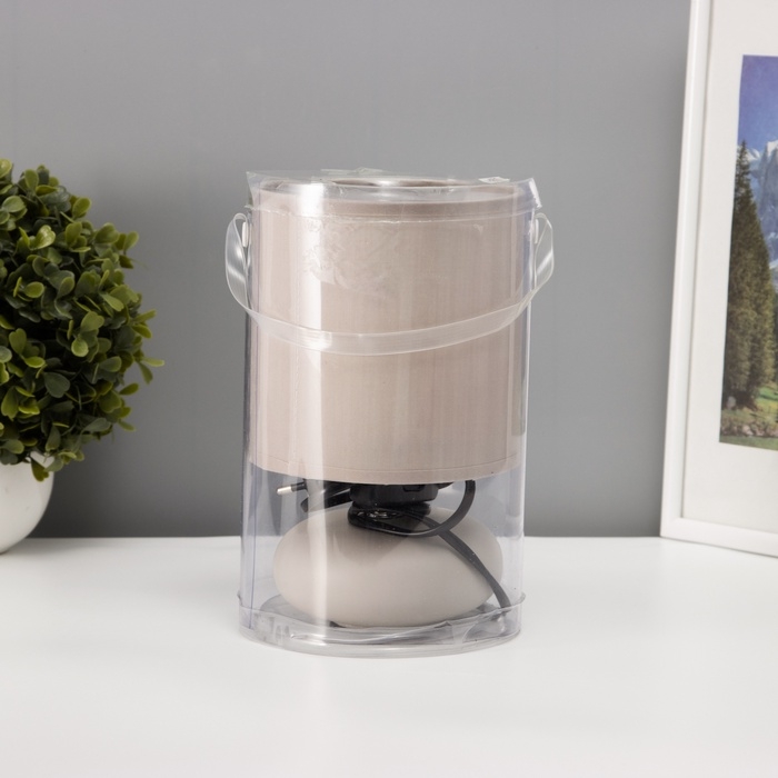 Настольная лампа Настольная лампа "Ассенса" Е14 40вт серый 13х13х22 см