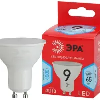 Лампа светодиодная LED 9 Вт 720Лм 4000К софит нейтральный GU10 220-240В LED MR16-9W-840-GU10 Red Line