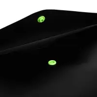 Папка-конверт на кнопке А5, 150 мкм, Calligrata No Secret, непрозрачная, черная, микс цветные кнопки