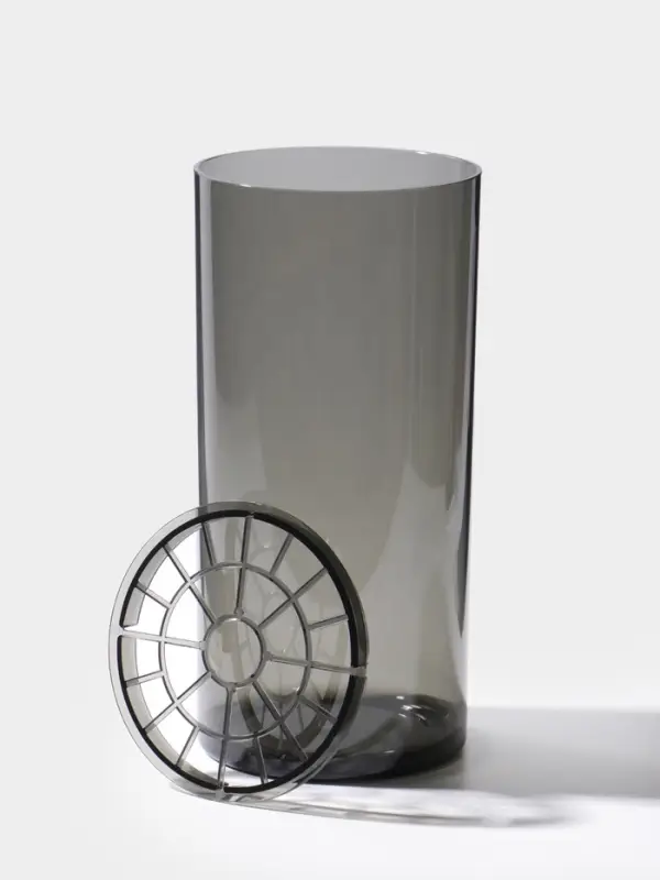 Ваза с крышкой &laquo;Альваро&raquo;, 25&times;12 см, пластик