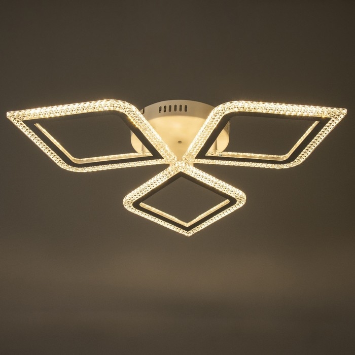 Люстра светодиодная дим. LOSANGA ДУ 3 реж. , 72Вт белый Ø71.5х7.5см Ritter Люстра светодиодная дим. LOSANGA ДУ 3 реж. , 72Вт белый Ø71.5х7.5см Ritter