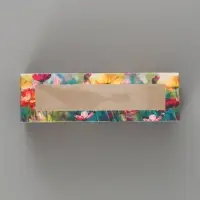 Коробка подарочная с окном &laquo;С любовью. Цветы&raquo;, 18&times;5.5&times;5.5 см, самосборная