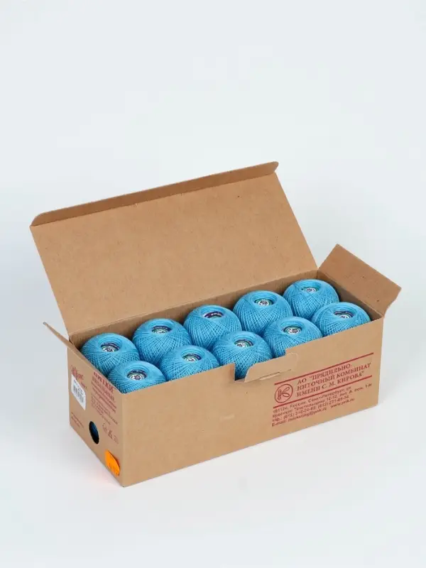 Нитки вязальные "Ирис" 150м/25г 100% мерсеризованный хлопок (3104)