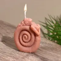 Свеча "Русалка" 6,5х4х8 см, соевый воск МИКС Свеча "Русалка" 6,5х4х8 см, соевый воск МИКС