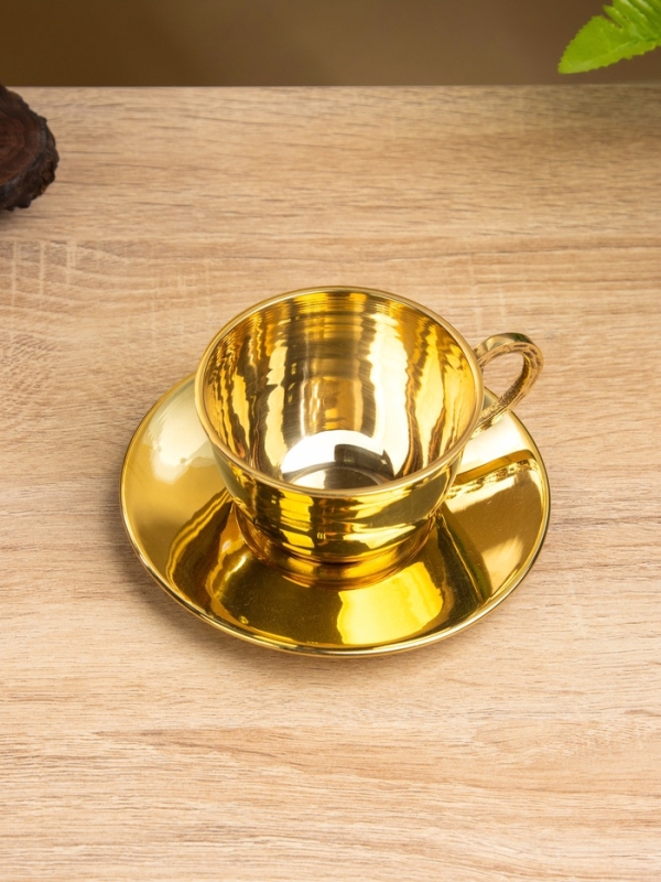 Чайная пара "Чайное золото" латунь