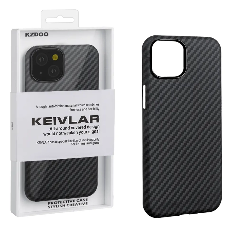 Чехол iPh 15 Kevlar Black K-DOO Чехол iPh 15 Kevlar Black K-DOO