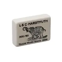 Ластик каучуковый K-I-N, ELEPHANT, 300/60, 32&times;18&times;8 мм, белый