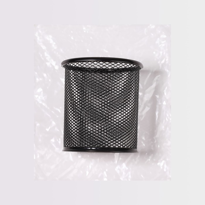 Подставка для хранения маникюрных/косметических принадлежностей, d = 9 × 10 см, цвет чёрный Подставка для хранения маникюрных/косметических принадлежностей, d = 9 × 10 см, цвет чёрный