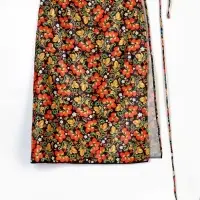 Карнавальный набор "Народная краса" юбка р-р 40-48, воротник, повязка, цвет чёрный