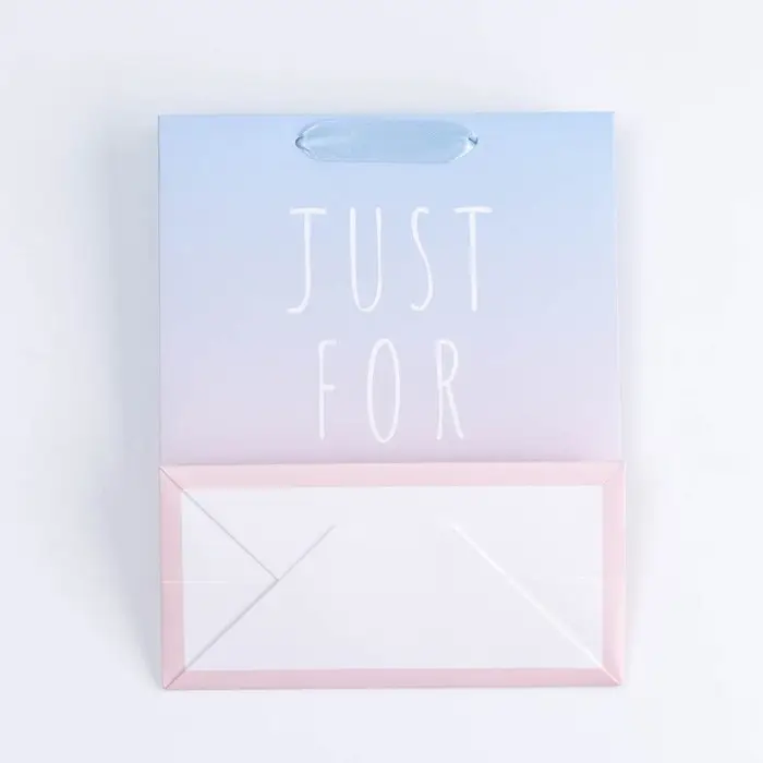 Пакет подарочный, упаковка, &laquo;Just for you&raquo;, 20 х 16 х 8 см