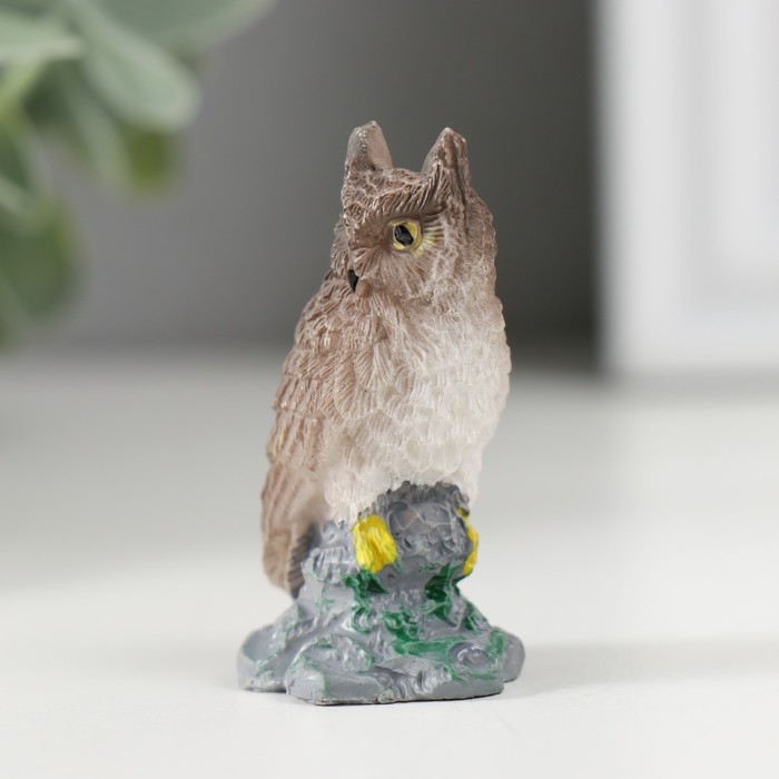 Сувенир полистоун Сувенир полистоун "Лесной филин" 2х2,7х4,7 см
