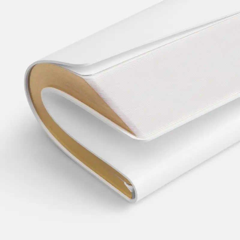 Ежедневник Nebraska Flex, недатированный, белый с золотистым Ежедневник Nebraska Flex, недатированный, белый с золотистым