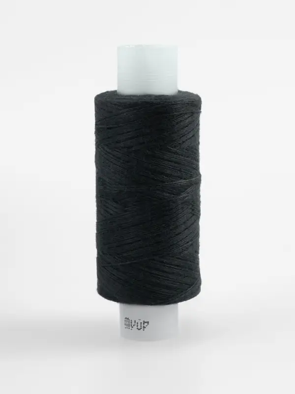 Нитки 40ЛШ, 200 м, чёрные №6818