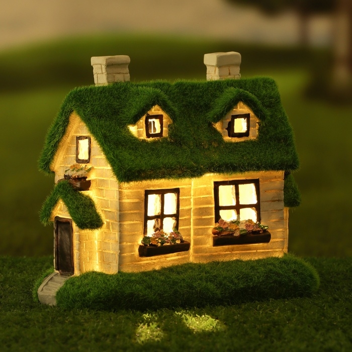 Садовый фонарь  Садовый фонарь "Домик Феи" 20х10х16см