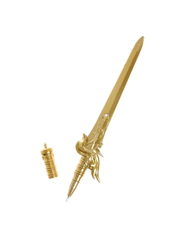 Ручка-прикол Calligrata &laquo;Меч&raquo;, чёрный стержень, гелевая, МИКС