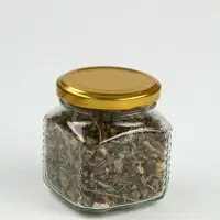 Подарочный набор новогодний &laquo;С Новым Годом&raquo; варенье с шишками, крем-мед 2 шт, чай в банке 3 шт   108