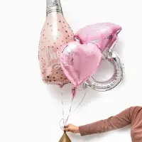 Воздушные шары фольгированные, набор &laquo;Девичник&raquo;, 5 шт.