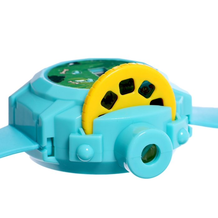 Часы-проектор «Динозавры», световые эффекты, 24 картинки, цвет голубой Часы-проектор «Динозавры», световые эффекты, 24 картинки, цвет голубой