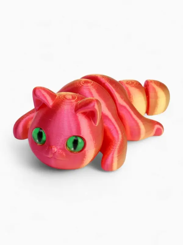 3Д - печатная игрушка &laquo;Котик&raquo;, подвижная, цвет МИКС