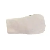 Рукавицы, двунитка 200 г, миткаль, наладонник брезент 420 г, белые, Greengo