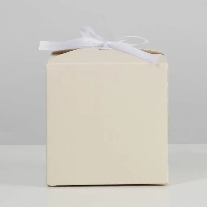 Коробка подарочная складная, упаковка, «Бежевая», 12 х 12 х 12 см Коробка подарочная складная, упаковка, «Бежевая», 12 х 12 х 12 см