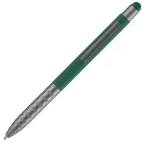 Ручка шариковая Digit Soft Touch со стилусом, зеленая Ручка шариковая Digit Soft Touch со стилусом, зеленая