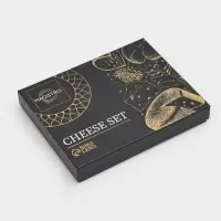 Ножи для сыра Magistro Celt, 4 предмета: нож 3 шт., вилка для сыра 1 шт., керамическая ручка, белые