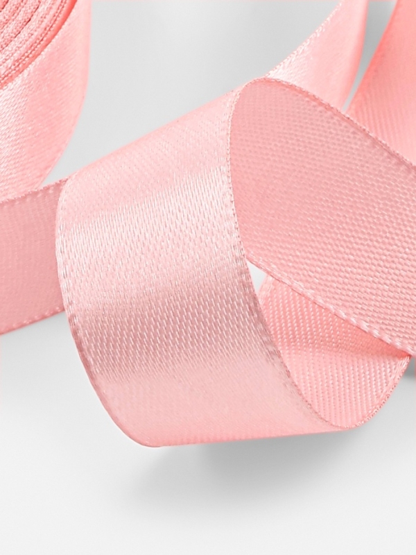 Лента атласная, 20 мм × 23±1 м, розовая Лента атласная, 20 мм × 23±1 м, розовая